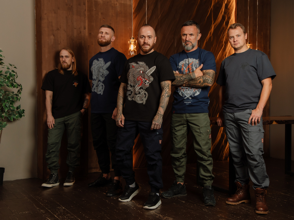 Футболка Варгградъ мужская черная «Ярость севера»