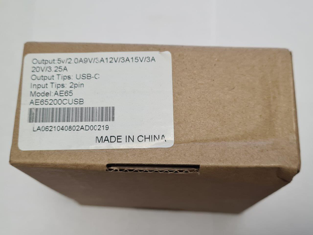 Блок питания ET DC-65USB-C White