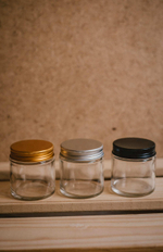 Прозрачные банки 120 мл с крышками, 25 шт