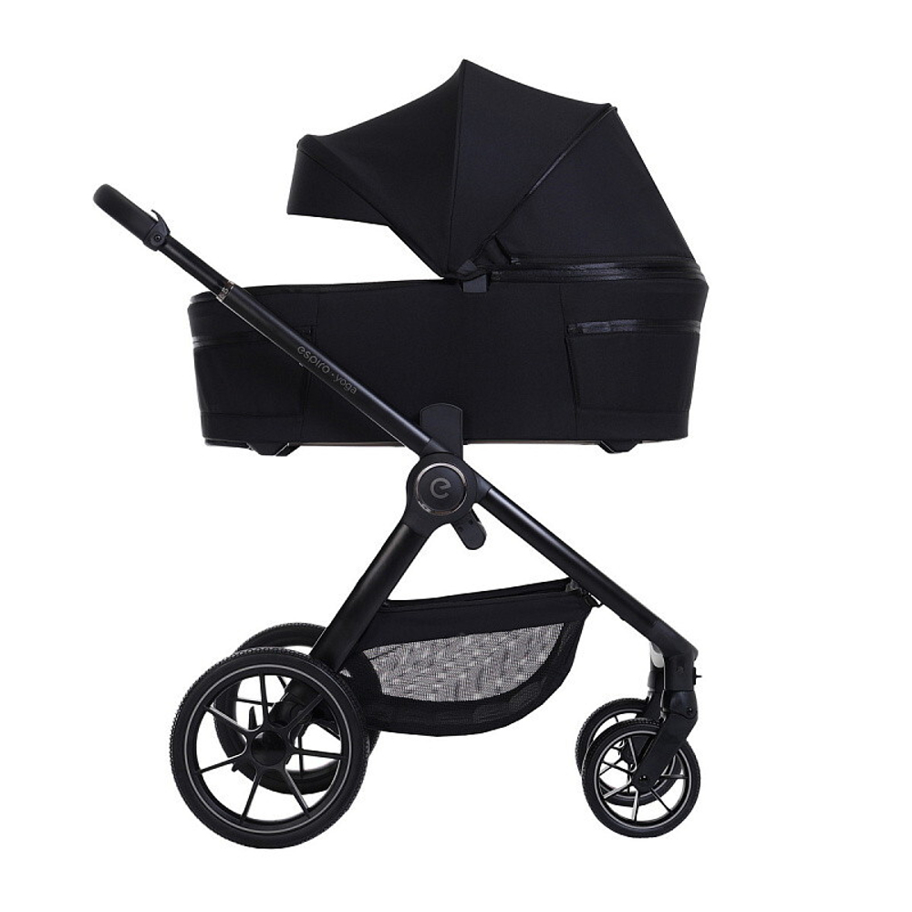 Детская коляска 3 в 1 Espiro Yoga 2025 и автокресло Pi Gray blue 111 calm evening voice of nature / Серый/синий (Gray blue 103)