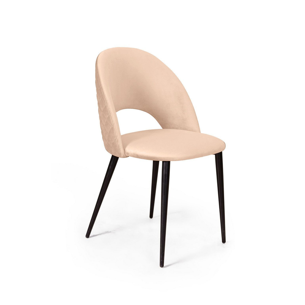 Стул Max ромб, бархат бежевый 5