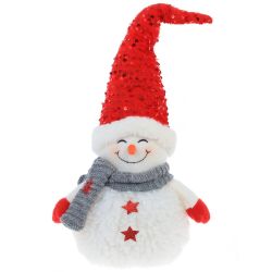 GAEM Игрушка мягконабивная "Снеговик", L17 W13 H42 см, 2в.