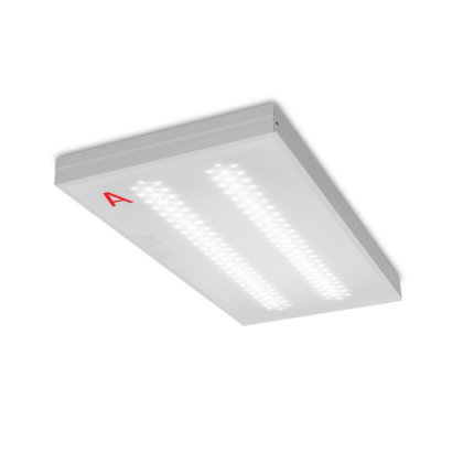 Светильник ОФИС ДВО01-242 с БАП EM1 18Вт 6500К IP40 Микропризма 2200лм 595х295х40мм WOLTA PRO