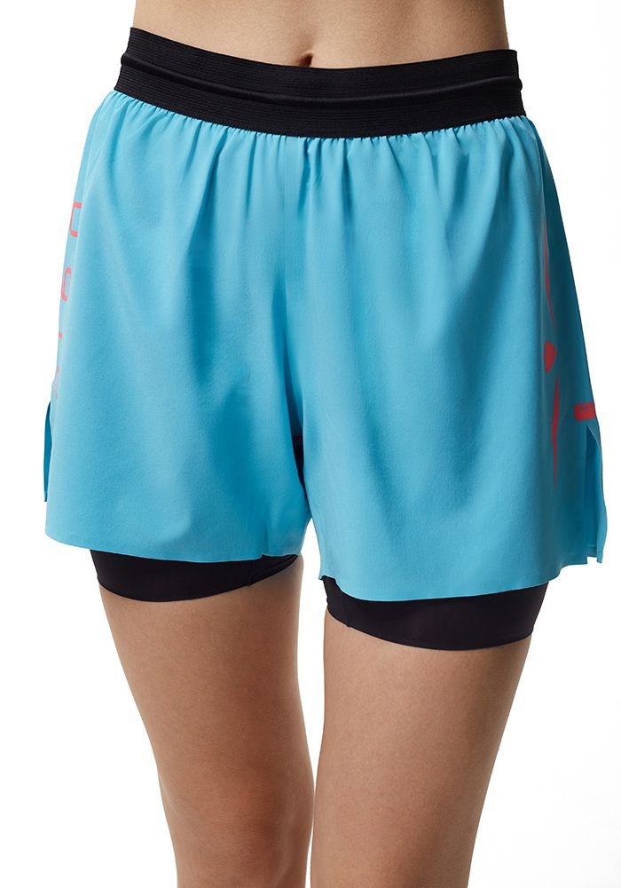 ШОРТЫ ЖЕНСКИЕ SPEED AERO 5 ELEVATE 2IN1 SHORT | SKYBLUE