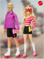 Набор Кукла барби и Кен на роликах HXK90