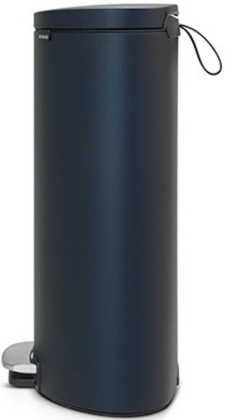 Ведро для мусора Brabantia FlatBack 30л темно-синее