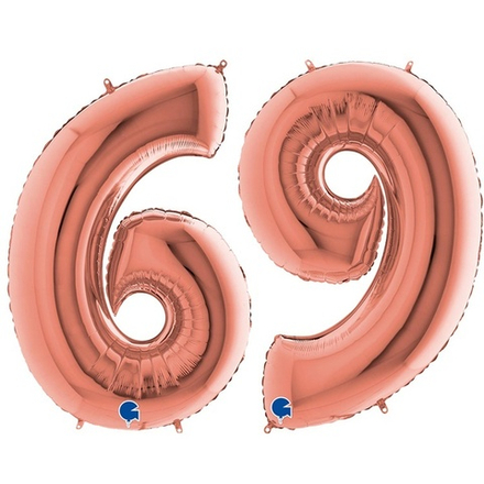 Г ЦИФРА 6/9 40" Розовое золото