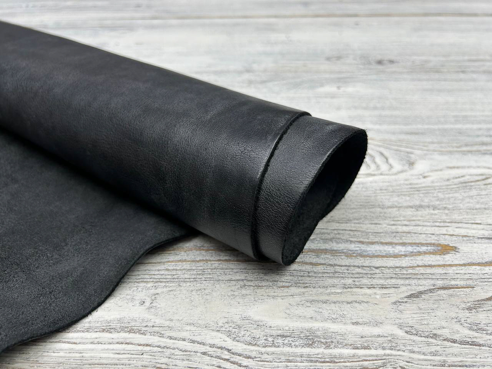 Paradigma Wax Nero (1,8-2,0 мм), цв. Черный, натуральная кожа