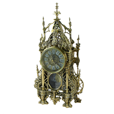 Bello De Bronze Часы Кафедрал c маятником, золото
