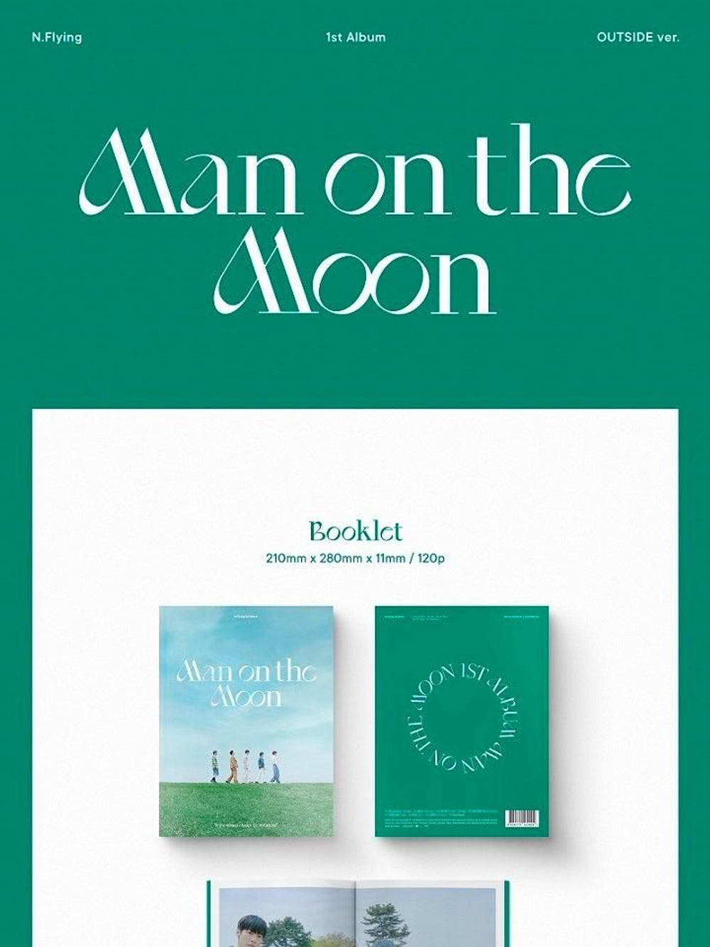 Альбом N.Flying - MAN ON THE MOON 1st Album 2 Version SET