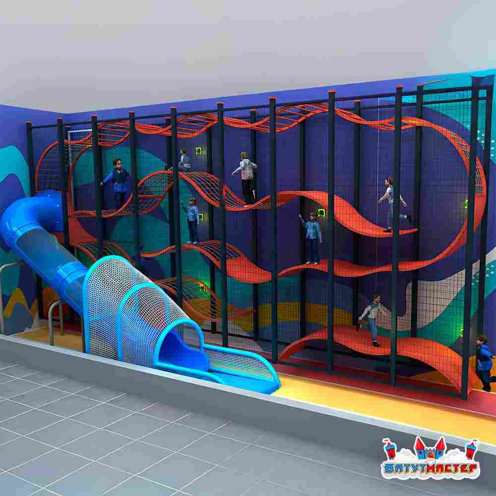 Плоский игровой комплекс «Веселые Горки», 10,8×3×4,5 м