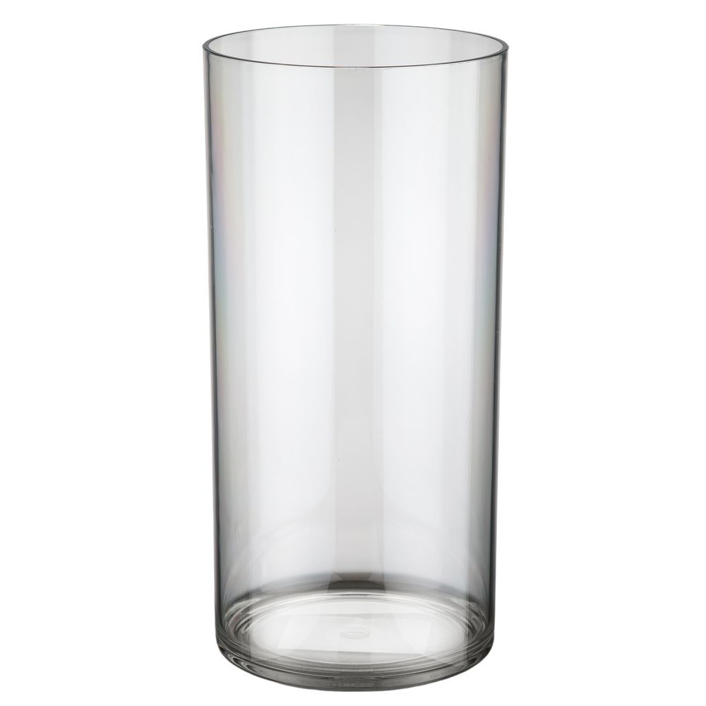 Вазон "Round" (пластик) D12xH25см (Прозрачный)