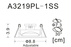 Точечный встраиваемый светильник Arte Lamp