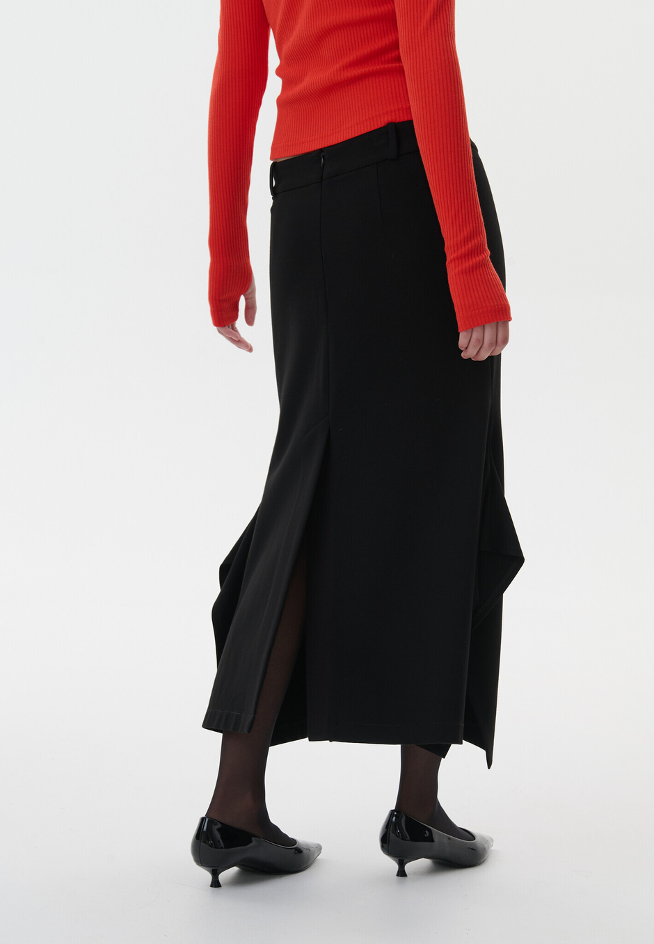 Юбка с разрезами