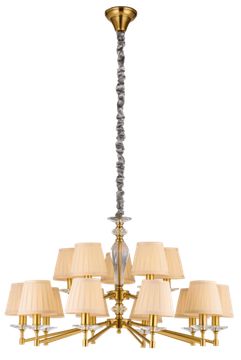 8686/10+5LT BRASS (1/10) Люстра Veneto Luce