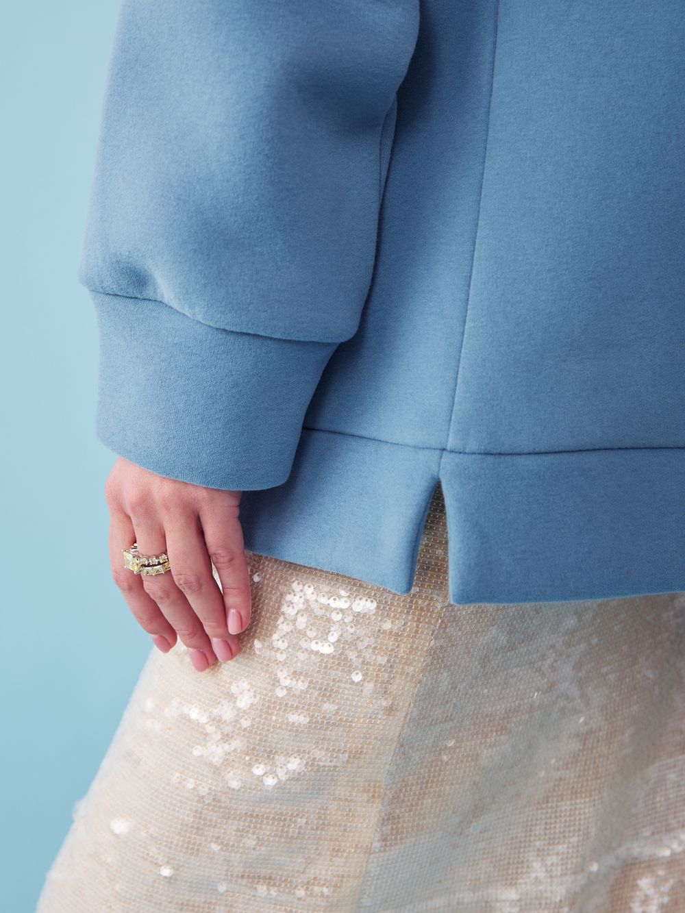 СВИТШОТ CHAMPAGNE V.BLUE