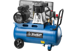 Воздушный поршневой масляный компрессор Зубр ПРОФЕССИОНАЛ 440 л/мин, 50 л, 2200 Вт, ЗКПМ-440-50-Р-2.2