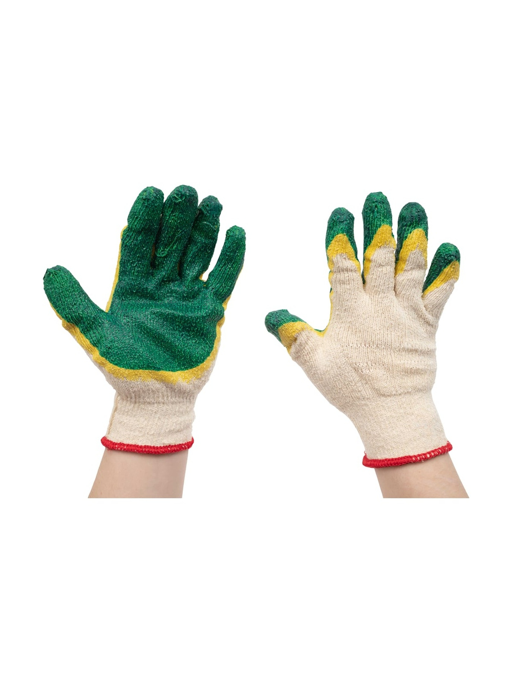 Утепленные перчатки с двойным латексным обливом Gigant 100 пар, размер 9, GHG-07-2