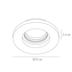 Точечный встраиваемый светильник Arte Lamp