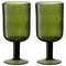 Набор бокалов для вина flowi, 410 мл, темно-зеленые, 2 шт.