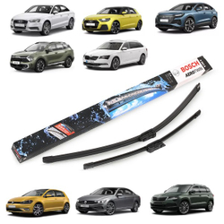 Щетки стеклоочистителя BOSCH для Passat, Golf, Superb, Karoq, A3, Sportage