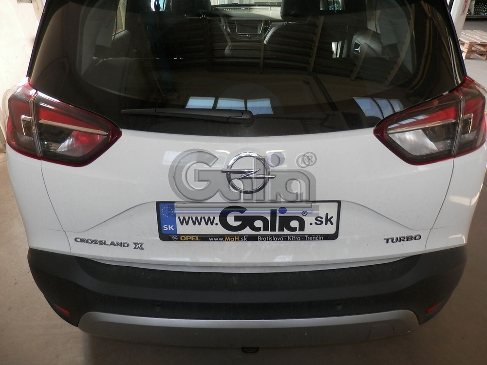 Фаркоп оцинкованный Galia O070A для OPEL Crossland X 2017-(паспорт и сертификат в комплекте)(без электрики)