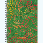 Блокнот-скетчбук SKETCHBOOK А5 с жесткой обложкой 60л. "Green Jungle Batik"