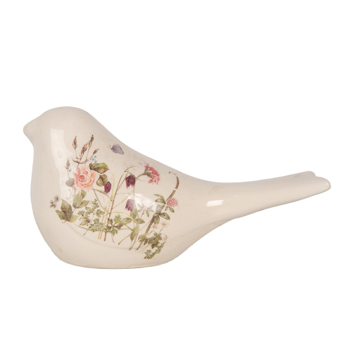 Декор "Птица - луговые цветы" большая 25x10x13см