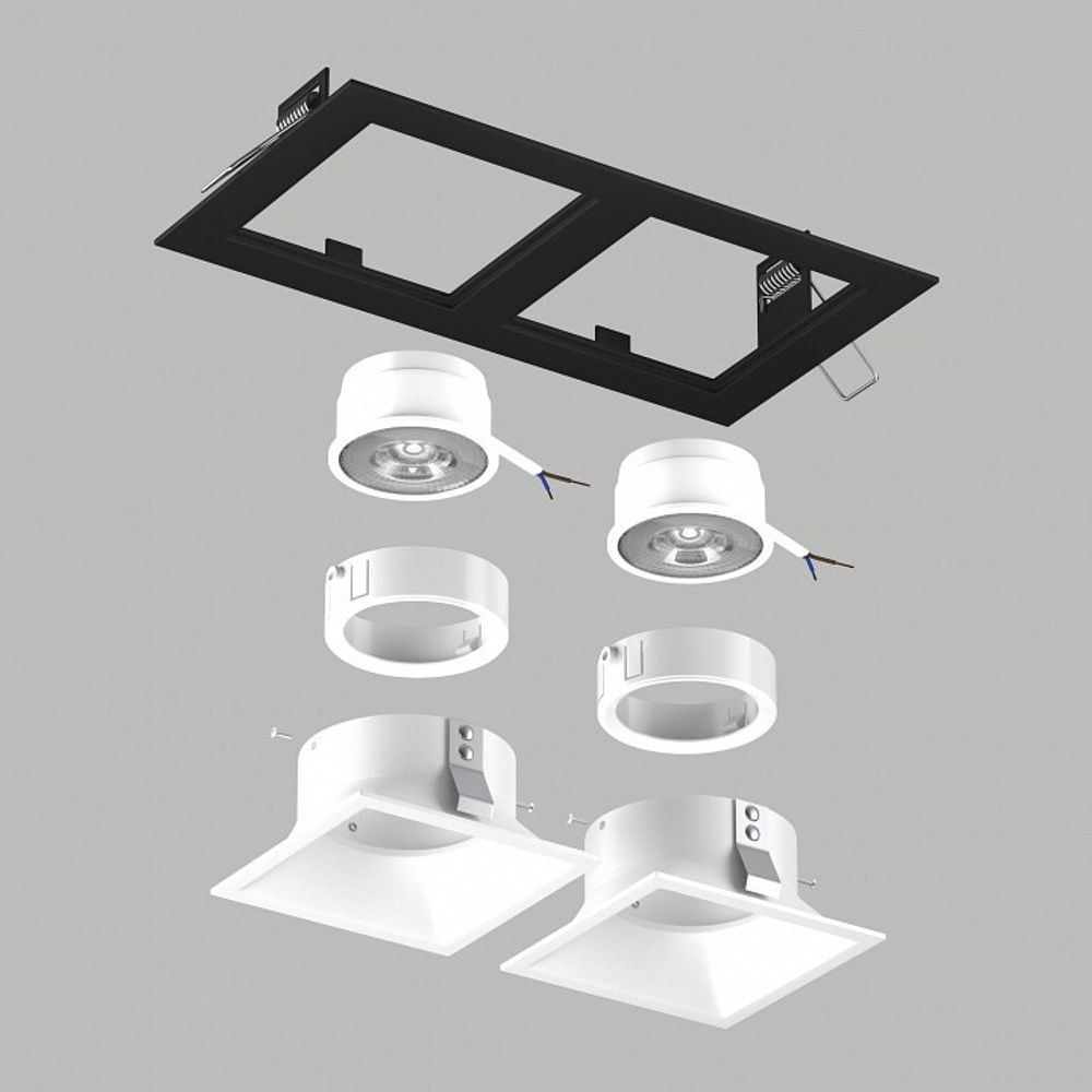 Встраиваемый светильник Lightstar Domino D5270606WMOD