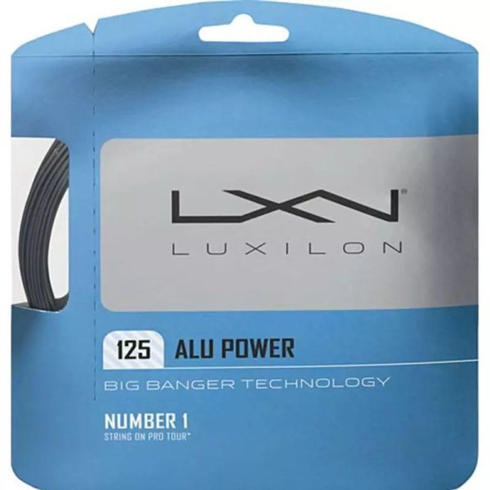 Теннисные струны Luxilon Big Banger Alu Power Silver (12.2 m)