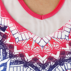 Женская теннисная майка Lucky in Love Meridian Ombre Special Edition Women - White, Multicoloured