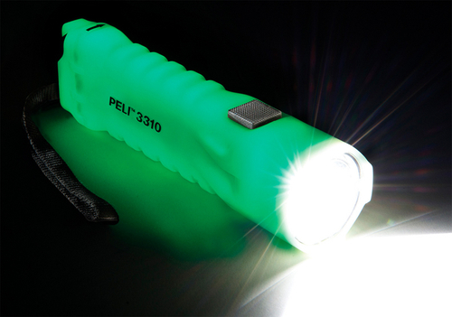 Средний фонарь с светящимся  темноте корпусом Peli™ 3310PL, фотолюминесцентный