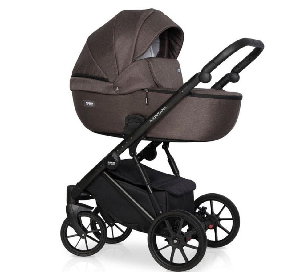 Детская коляска Riko Basic Montana 2 в 1 01 коричневый