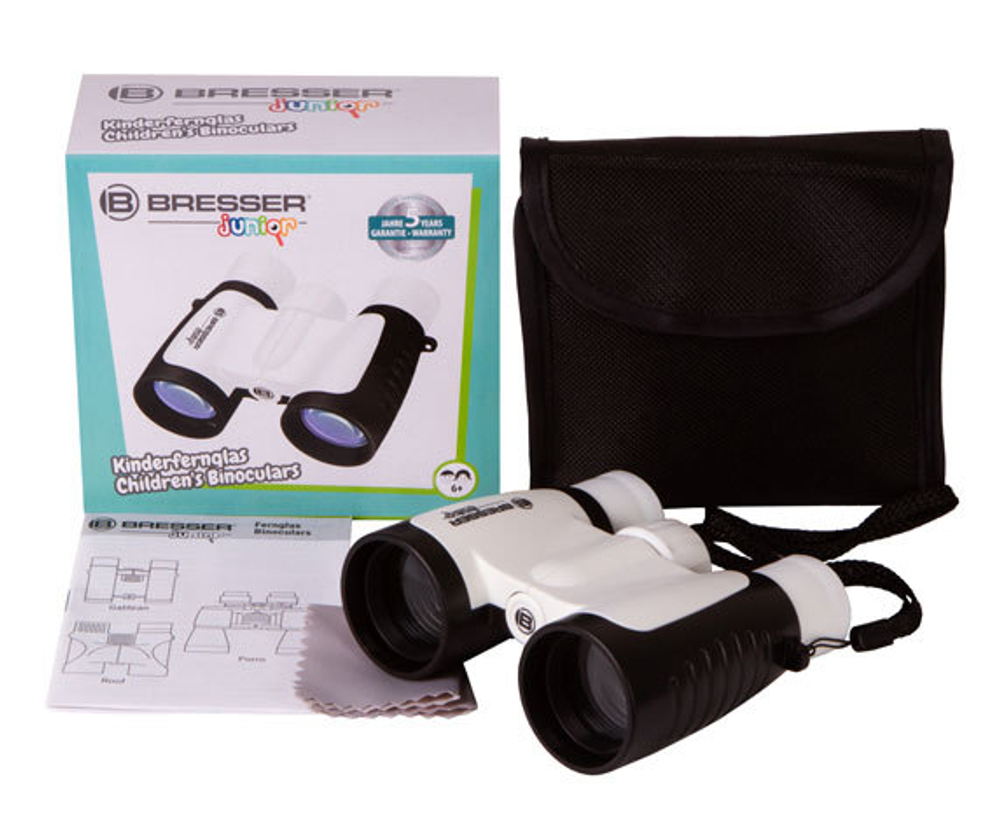 Бинокль детский Bresser Junior 3x30 черный - фото 2 - комплект поставки