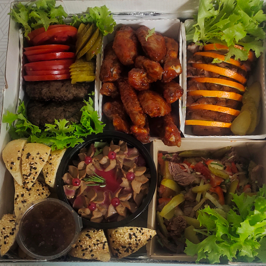 Сет супер мясной с овощами