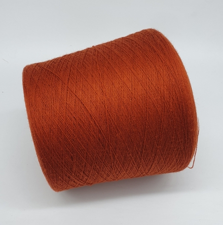 Пряжа Zegna Baruffa Cashwool 2/30 (100% мериносовая шерсть гребенная), 1500м/100гр, тициановый