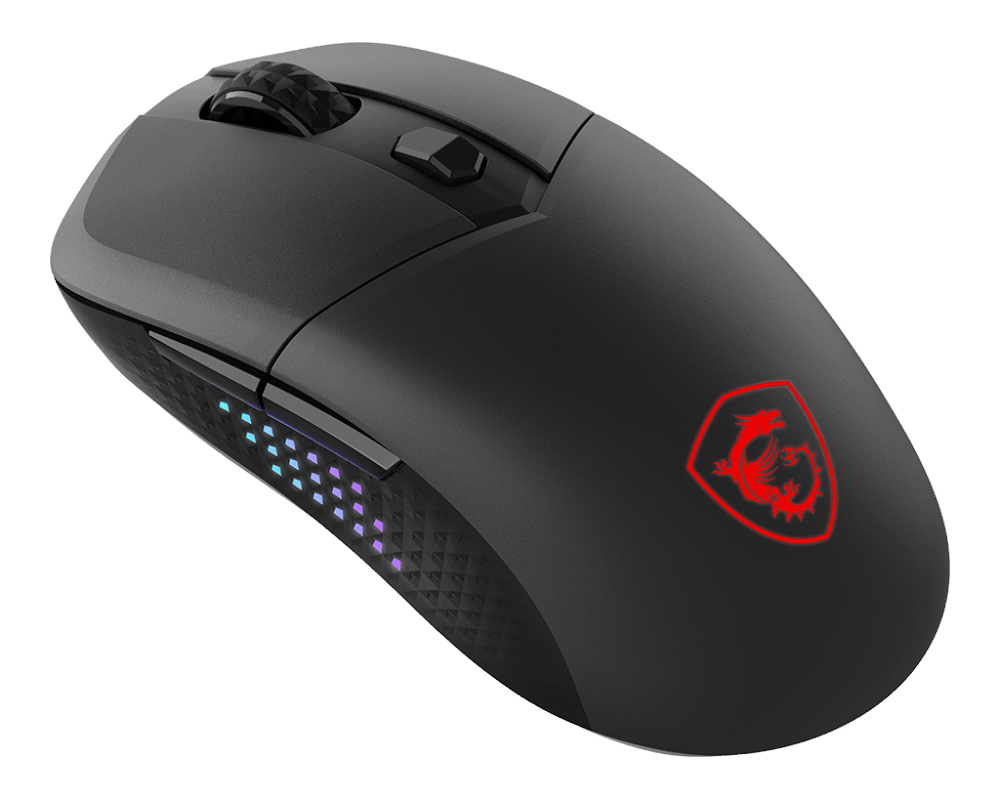 Мышь MSI VERSA 300 ELITE WIRELESS /RGB /2.4 GHz W /Bluetooth 5.3 /USB 2.0 /6 кн. /65 гр. /Черный