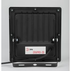 Прожектор ЭРА ERAPRO-20 светодиодный уличный на солнечных батареях с датчиком движения ПДУ 20W 350lm 5000K IP65