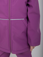 Костюм из софтшелла "Сливовый"