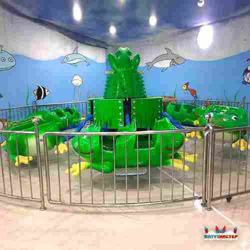 Детская карусель с подъёмом «Весёлые лягушата», 8×8×3,6 м