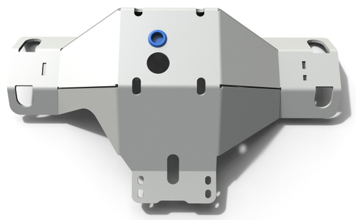 Защита дифференциала заднего моста Rival для Volkswagen Amarok I рестайлинг (V - 2.0D; 3.0D) 2016-2019, алюминий 6 мм, с крепежом, 2333.5876.1.6