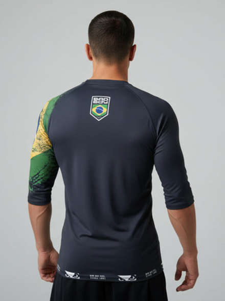 Тренировочная футболка Bad Boy World BJJ черная