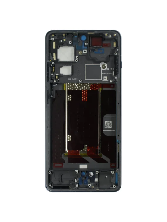 Средняя часть корпуса (рамка) для OnePlus 13R черная (Nebula Noir)