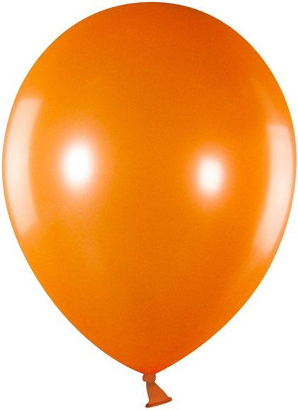 Шар (12''/30 см) Оранжевый, металлик