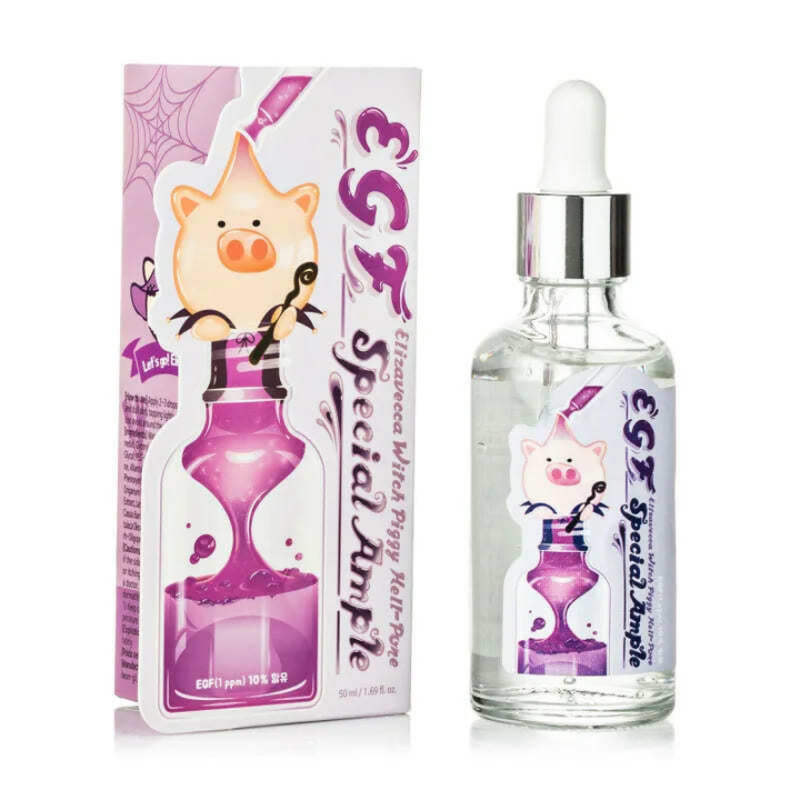 Сыворотка для лица Elizavecca Witch Piggy Hell-Pore EGF Special Ample Эпидермальный фактор 50 мл