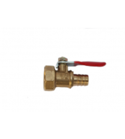 Кран шаровый 1/2" х 10мм, внутрення резьба (латунь)