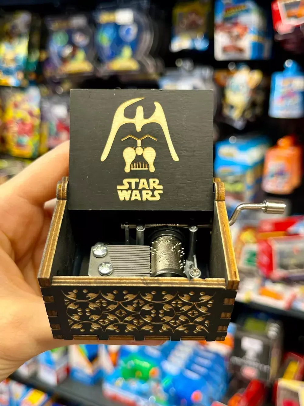 Музыкальная шкатулка детская Star Wars Стар Варс деревянная