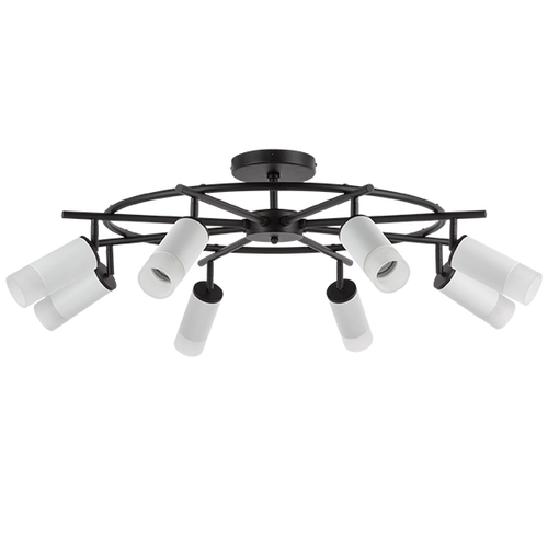 LR7183681 Люстра RULLO 8х50W GU10 ЧЕРНЫЙ/БЕЛЫЙ (571718+214436-8+202431-8)