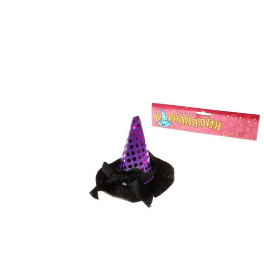 Карнавальная заколка-шляпка "Фея"