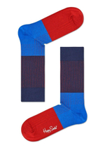 Яркие носки унисекс Block Rib Sock (Размер: 29) (Цвет: черный с серым)